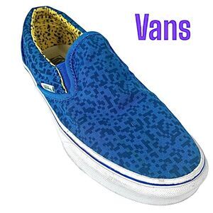 Vans Classic Women’s Casual Sneakers Size 8.5 Medium Blue Canvas